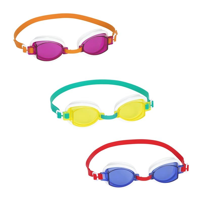 Bestway Lunettes de Natation Aqua Burst Essential à Partir de 7 Ans, 15 x 4 x 5 cm