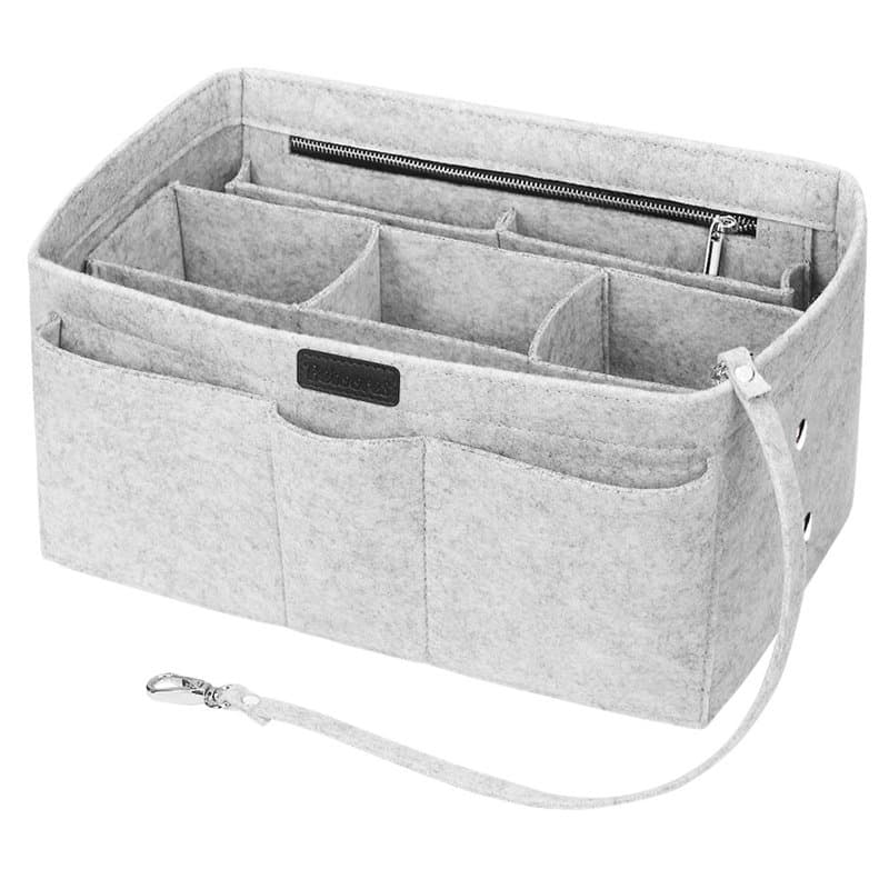 Organisateur de Sac à Main pour Femmes, Betoores Bag in Bag Pochette Sac de Rangement Intérieur avec à Fermeture éclaire pour Sp
