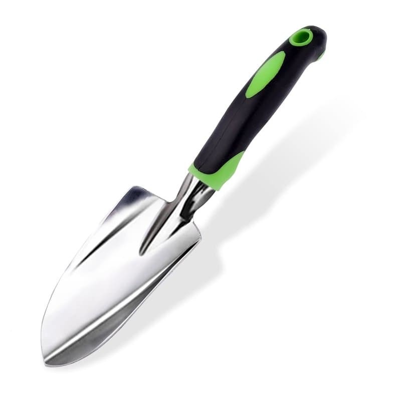 Pelle jardinage Truelle de jardin Poignée ergonomique en caoutchouc antidérapant, plantoir jardinage pour plantation, transplant