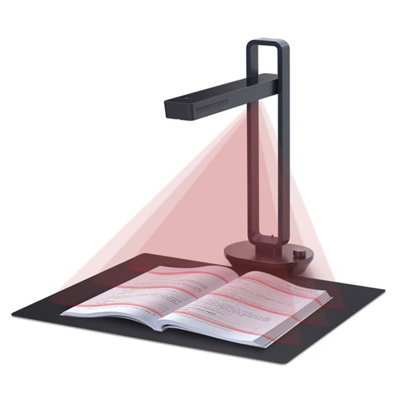 CZUR Aura Pro Scanner de Livres Portatile A4, Scanner de Documents Taille de Capture A3, 13 Megapixles, OCR Multilingue, Compati