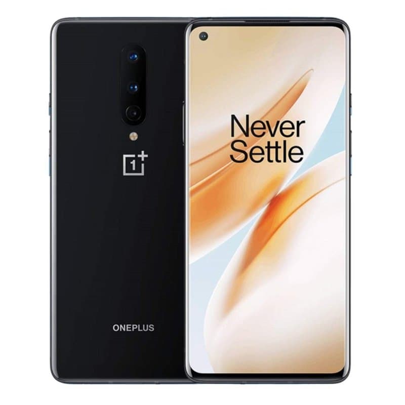 OnePlus 8 16,6 cm (6.55") 8 Go 128 Go Double SIM 5G USB Type-C Noir Oxygen OS 4300 mAh 8, 16,6 cm (6.55"), 8 Go, 128 Go, 48 MP,