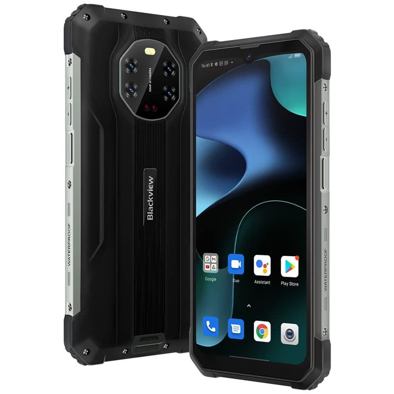 Blackview 5G Smartphone Incassable BL8800, 50MP Caméra Quadruple, 20MP IR Vision Nocturne, Dimensity 700 8Go+128Go, 6.58'' FHD+,