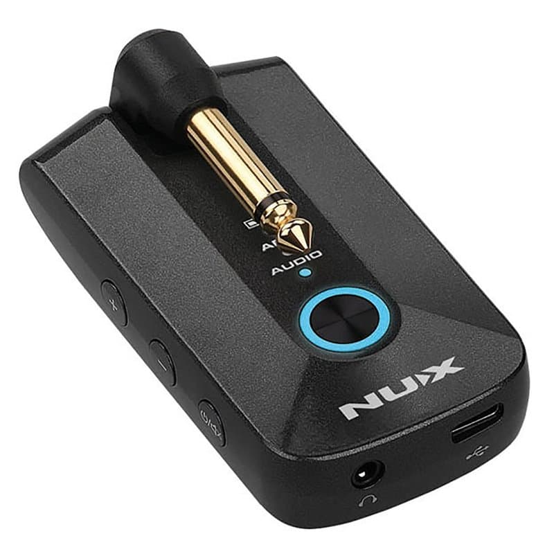 NUX | Amplificateur de casque Mighty Plug Pro pour guitaristes et basses, dans un format de poche et adapté à la poche