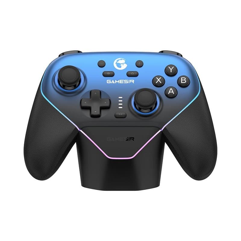 GameSir Super Nova Manette Sans Fil avec Station de Charge – Joysticks à Effet Hall, Gâchettes Réglables – Switch Gyro/NFC, PC,
