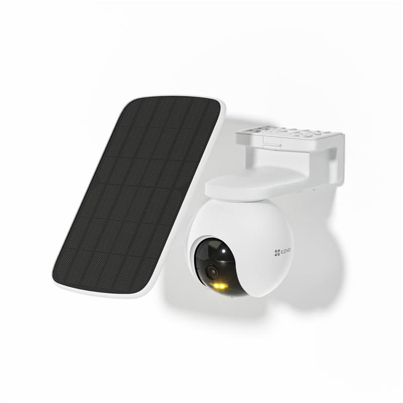 EZVIZ CB8 KIT 2K Caméra Surveillance WiFi Extérieure sans Fil, Solaire, Batterie 10400mAh, Suivi Intelligent, Détection de Perso