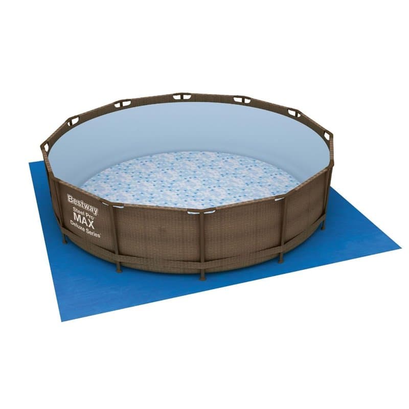 Tapis de sol carré 396 x 396 cm pour piscine hors sol Fast Set™, Steel Pro™, Steel Pro Max™ et Hydrium™ 366 cm