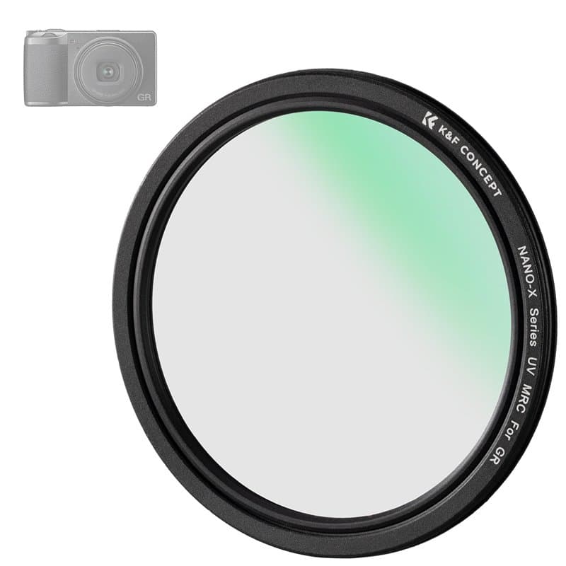 K&F Concept Kit de Filtre UV Protection Compatible avec Ricoh GR II/GR III/GR IIIx