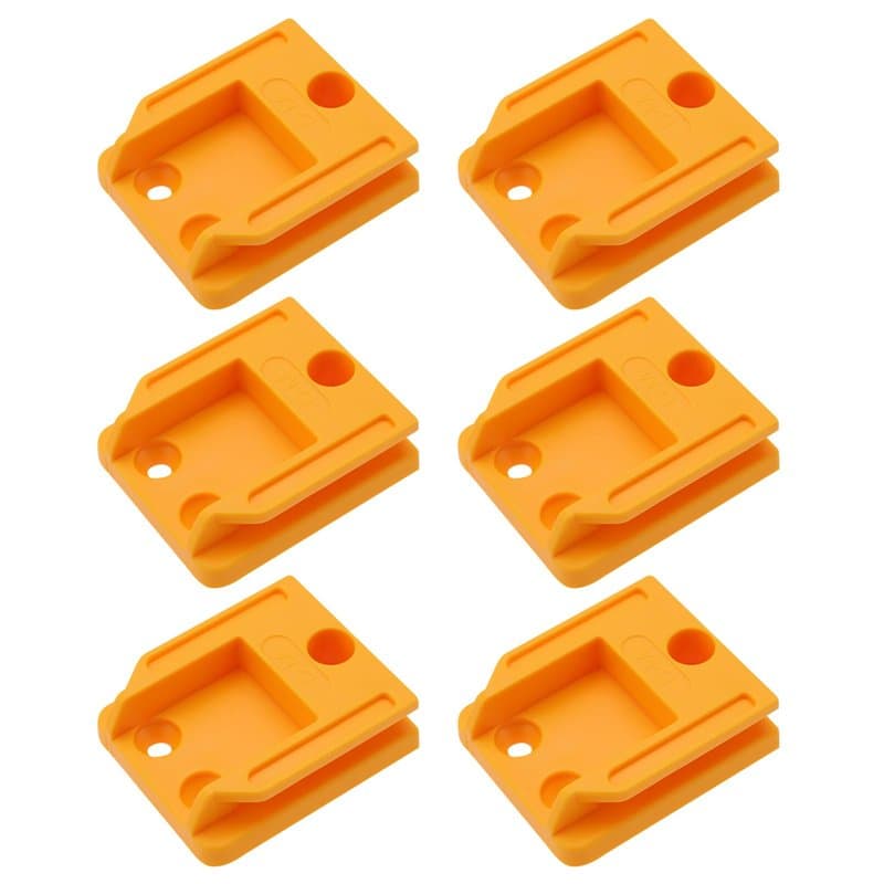 Create idea Lot de 6pcs Porte-outils Muraux à Trois Trous en Plastique sans Fil pour Rangement d'outils Support Mural Compatible