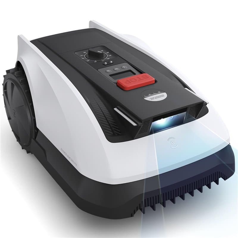 ECOVACS Goat O800 RTK Robot Tondeuse sans Fil périphérique 800 m², RTK+Vision Améliorée par Lidar, Cartographie Automatique, Pas