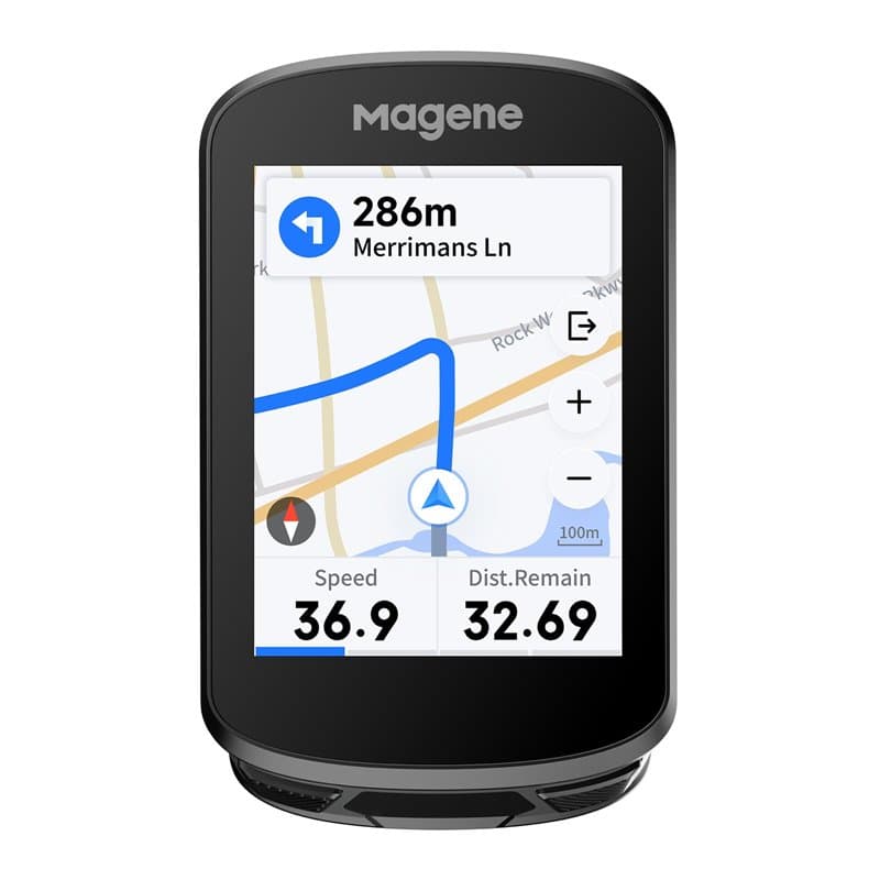Magene C506 GPS Compteurs Vélo sans Fil, Navigation par Carte, Écran Couleur Tactile, Entraînement Cycliste, Rappels Intelligent
