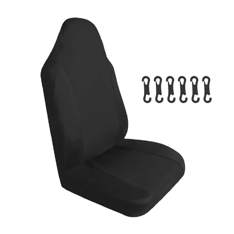 URAQT Housse de Siege Voiture, Léger Protection Siège Auto Amovible Universelle avec 6 Crochets, Antidérapant Protecteur de Sièg