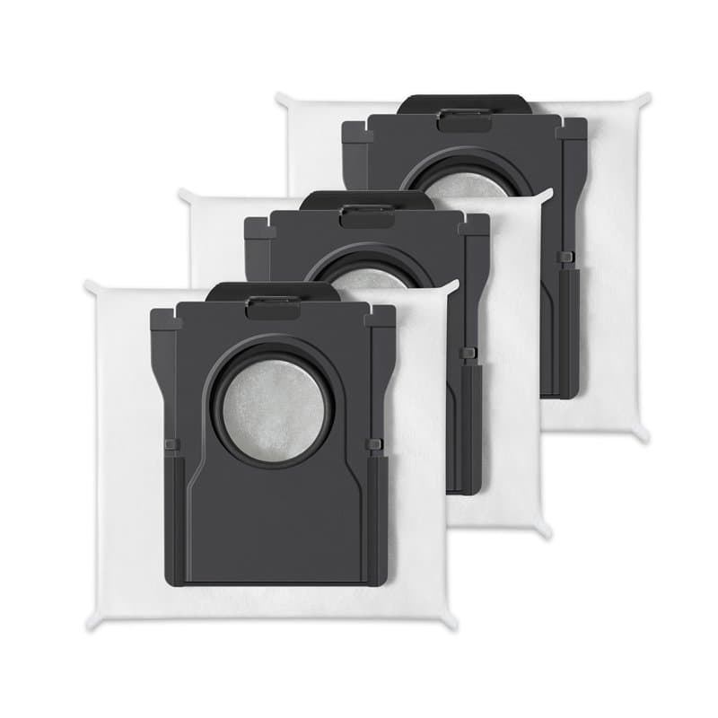 Dreame 3x sacs de collecte de la poussière d'une capacité de 3,2 litres compatibles avec Dreame L10s Pro Ultra/X40 Ultra/X30 Ult
