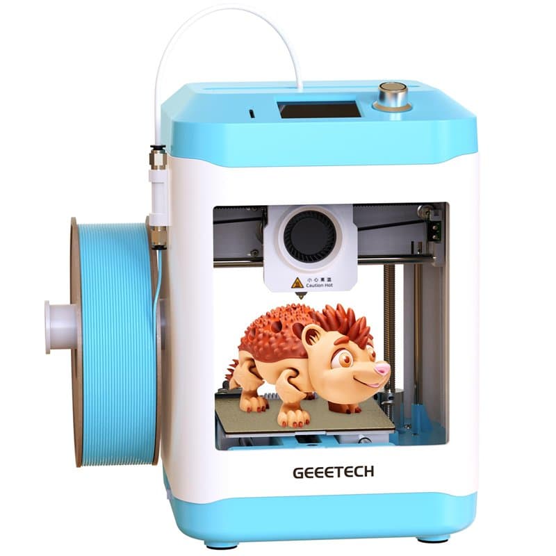 GEEETECH M1 Mini Imprimante 3D, imprimante 3D à extrudeuse à entraînement Direct 250 mm/s pour débutants avec écran Couleur, Tro