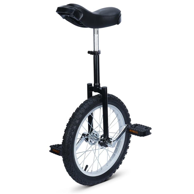 tonchean Monocycle 16" Unicycle Balance Training réglable en hauteur pour enfants, débutants et professionnels, unisexe