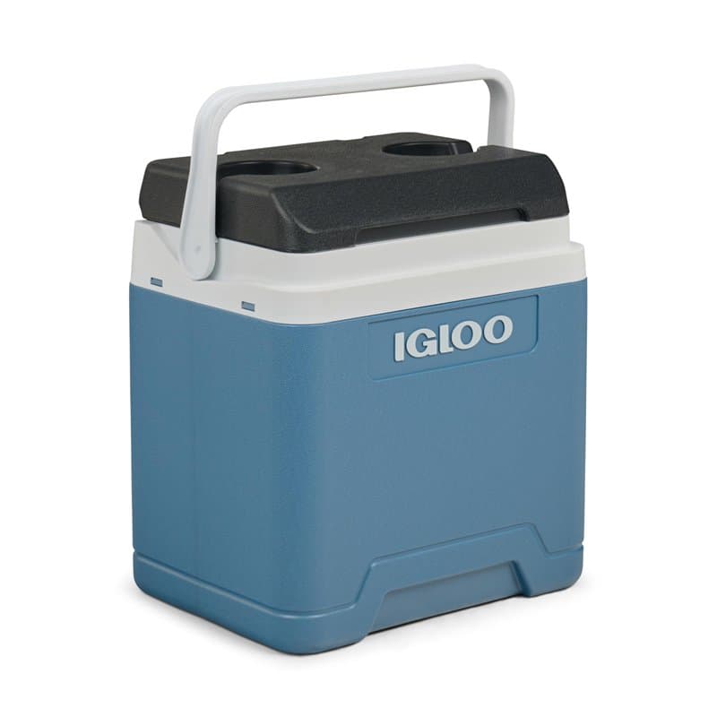 IGLOO IP27 Glacière passive 27 L, glacière bleue, glacière pour loisirs, travail et camping