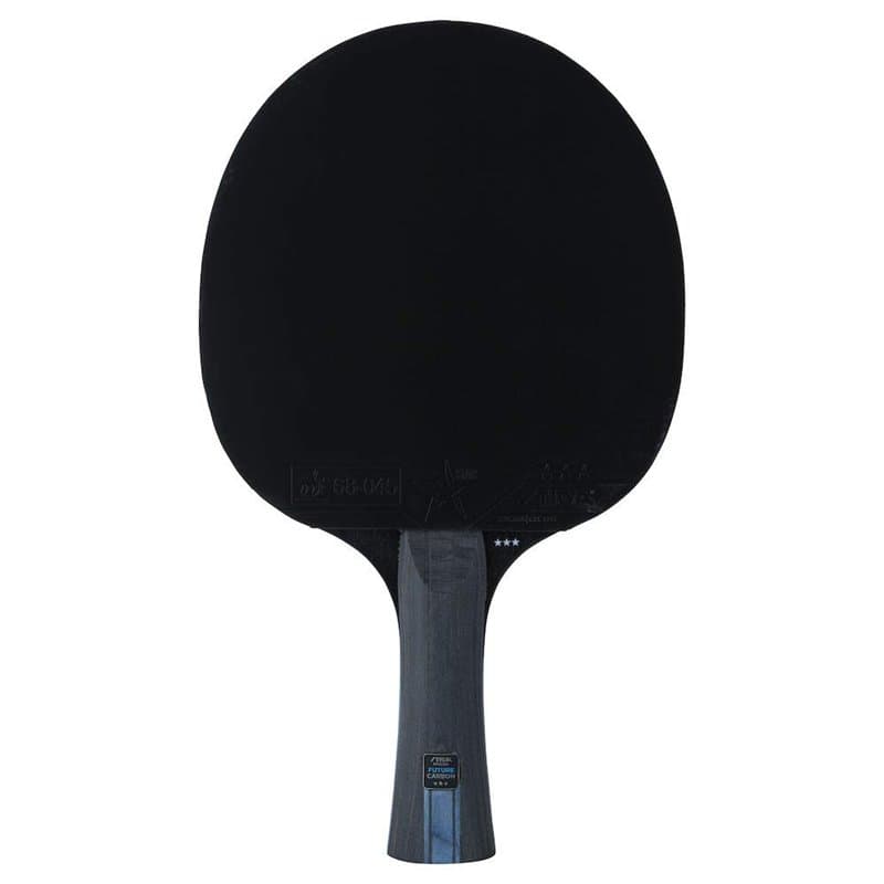 STIGA Future Carbon 3 étoiles Raquette de Ping-Pong pour Joueurs Offensifs, Noir/Rouge