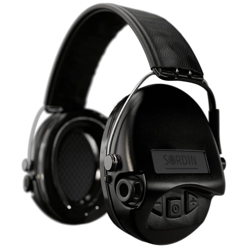 Sordin Pro Casques Antibruit Électroniques à Forte Atténuation 75302-02-G-S - Protection Auditive - Coussins en Gel - Coques d'o