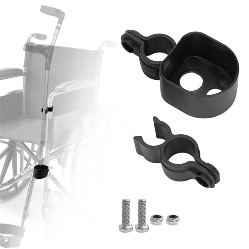 Supports de canne pour fauteuil roulant, support pour béquilles, fauteuil roulant électrique, canne de marche, accessoire univer