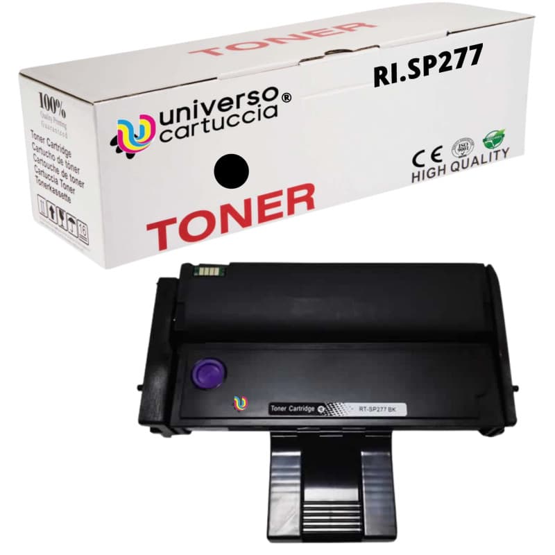 UniversoCartouche® Toner compatible non OEM (408160) pour Ricoh SP277NwX SP277SNwX, noir, convient pour imprimante laser, 2600 p