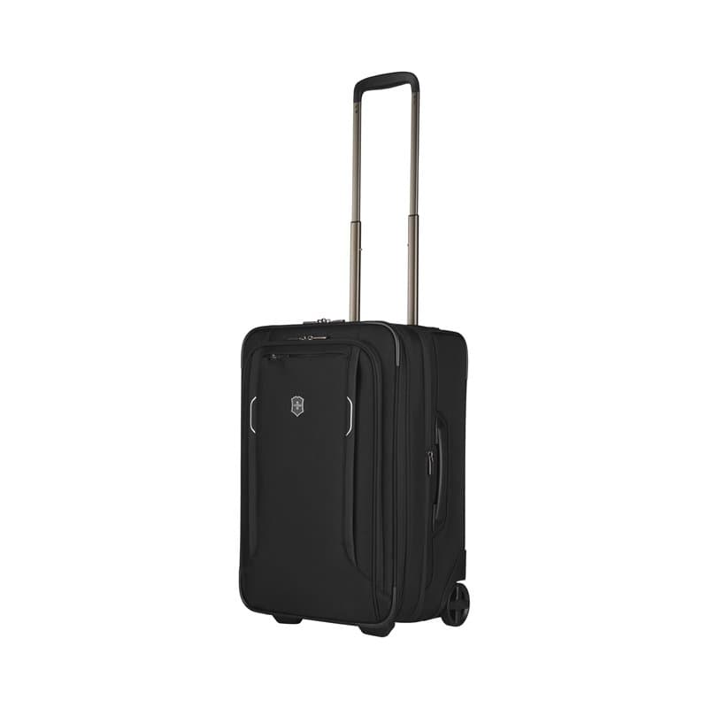 Victorinox Werks Traveler 6.0 Softside Carry-on, Bagage Cabine, Bagage Vertical à 2 roulettes, Femmes/Hommes, 23 x 35 x 55, Noir