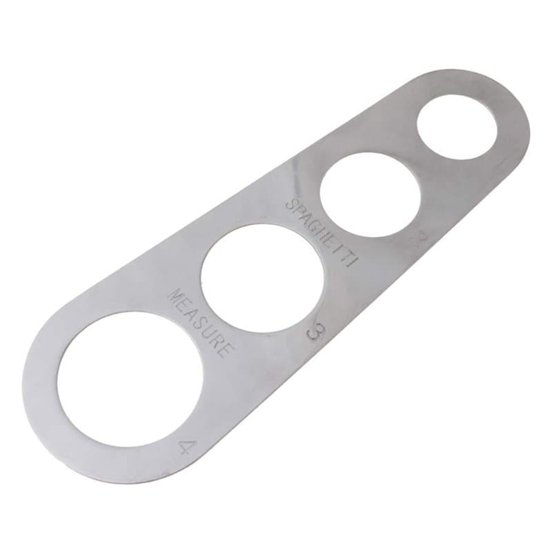YOUNAFEN Doseur à spaghetti à 4 trous en acier inoxydable - Règle de cuisine - Outil de mesure sans ruban - Outil de mesure pour