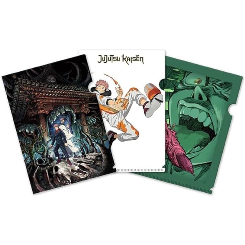 Crunchyroll - Lot de 3 films transparents Jujutsu Kaisen - Original et sous licence, multicolore