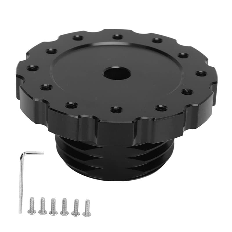 Adaptateur de Volant en Aluminium, Adaptateur de Volant de Jeu de Voiture de Course de 73 Mm / 2,87 Pouces pour Thrustmaster T50