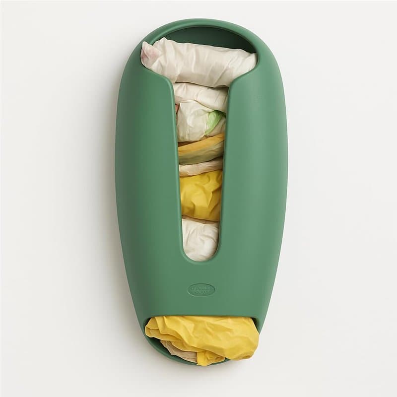 Snips Porte Sachets, Organisateur de Sachets Plastiques, Support Murale pour Sacs en Tissu, Organisateur pour Courses et Déchets