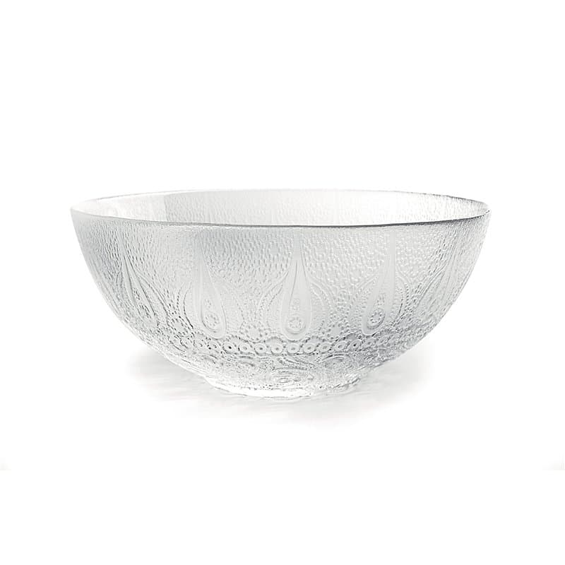 Excelsa Arabesque Saladier, Verre, Transparent, 23 x 23 x 10 cm