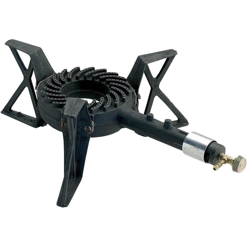 KEMPER - Rechaud gaz fonte 3 Pieds 7KW Butane/Propane 1 Bruleur