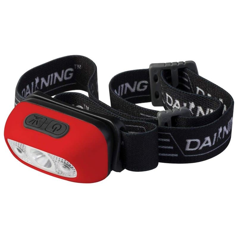 POLY POOL - PP3157 Lampe frontale LED de randonnée et d'extérieur - Lampe frontale LED rechargeable par USB 3 fonctions - Lampe