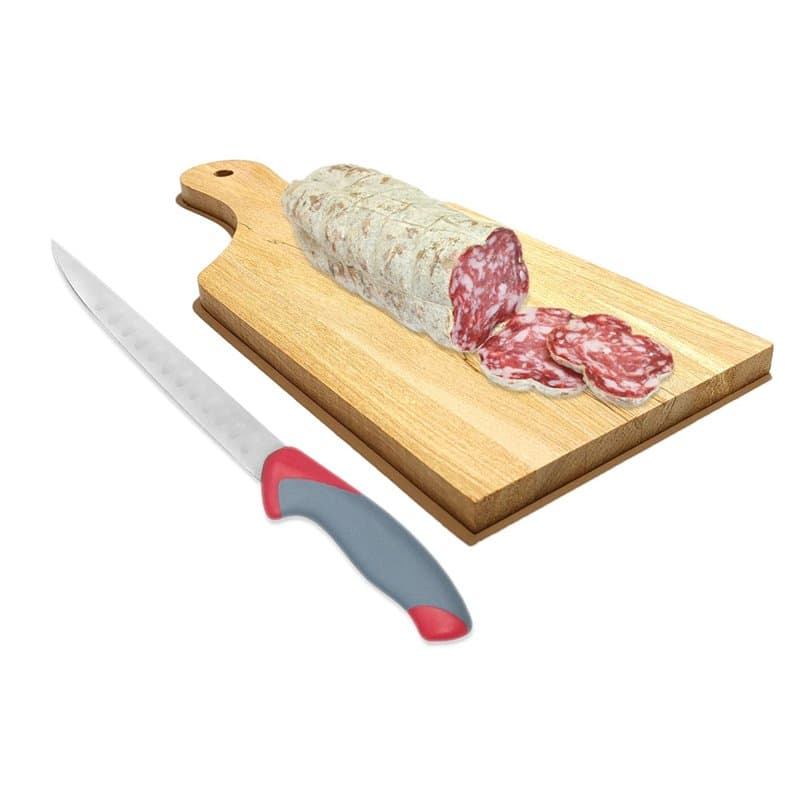 Fatigati Casa Planche à découper en bois de cuisine, petit battilarda 28 x 12 cm, professionnelle antidérapante