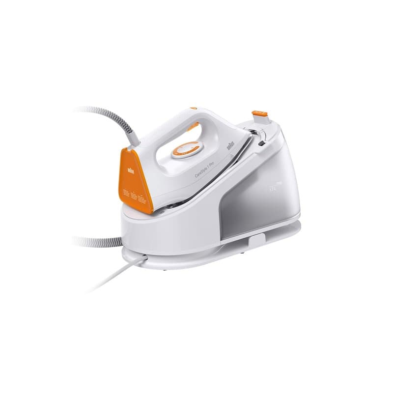 Braun CareStyle 1 Pro IS 1511 WH Centrale vapeur avec technologie FreeGlide 3D, vapeur verticale, fonction anti-gouttes, réservo