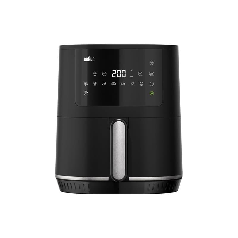 Braun MultiFry 3 HF3030IBK, Friteuse à Air avec Capacité de 4.3L, Contrôle de Température Numérique de 80-200°, Technologie Real