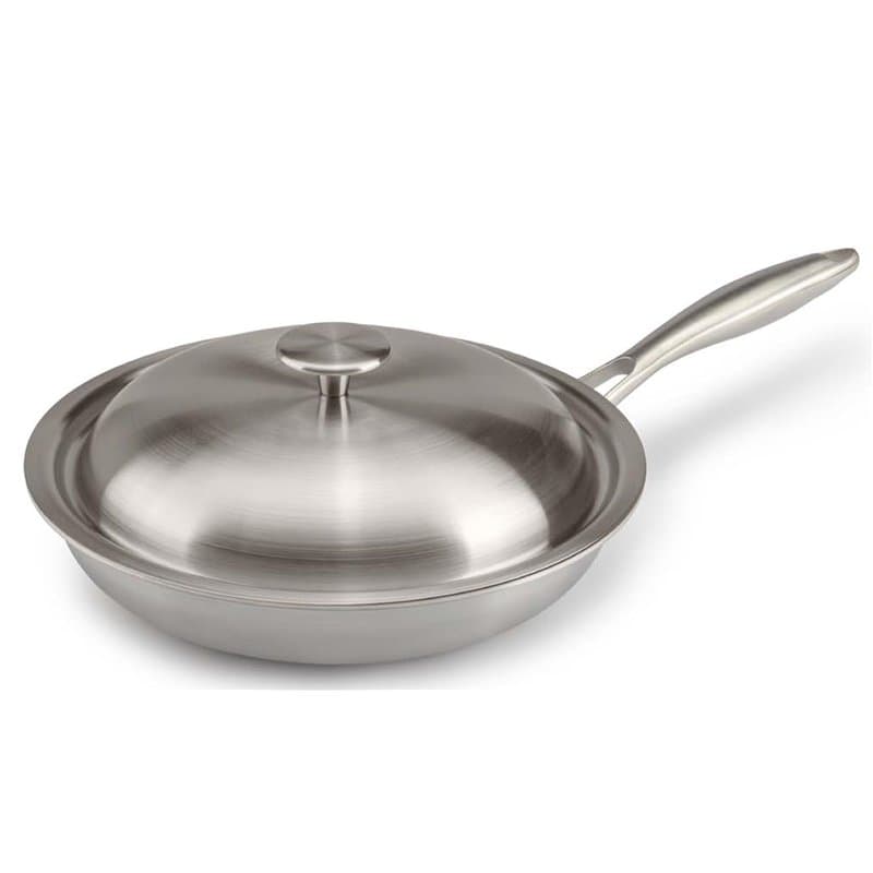 TRITANIA Poêle TRIPLY Titanium ø26 cm x 6 cm, Poêles à Frire, Sauteuses - Convient à tous les plateaux de cuisson (à gaz, à indu