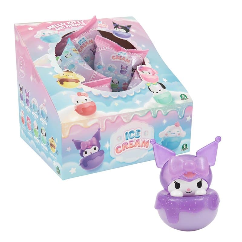 Hello Kitty, 1 Figurine à Collectionner, 4cm, Série Ice Cream, Modèle aléatoire, pour Les Enfants à partir de 3 Ans, HKT43