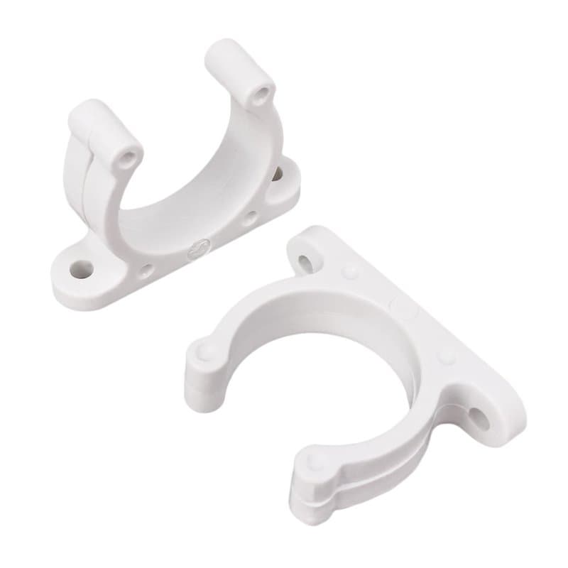 GATE14® Supports pour Avirons et Pagaies, Clips en Plastique Blanc Ø Max 25 mm 2 Pcs