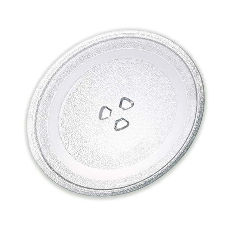 DL SERVICE Plateau Micro Onde Tournant pour Samsung, en Verre, compatible avec différents modèles, plateau tournant avec 3 attac