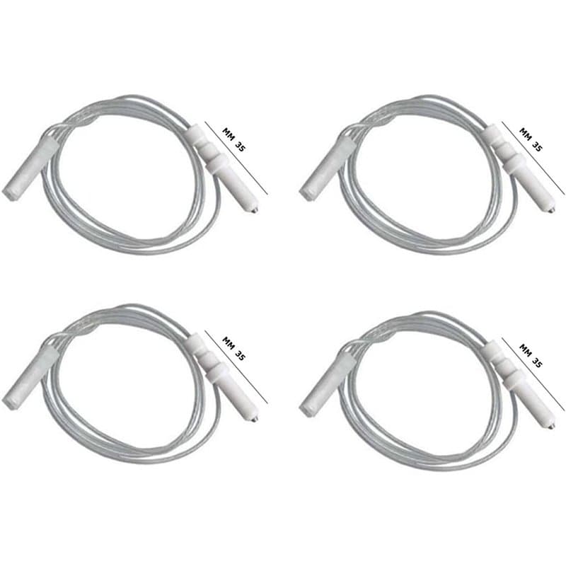 JPshop - Bougie d'allumage adaptable pour plaque de cuisson 4 pièces compatible avec Ariston - Indesit - Nardi