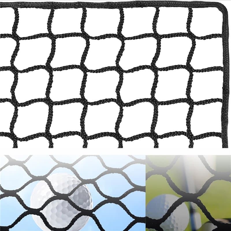 Filet Corde,4x5m,Maille 10x10cm,pour Le Golf,Le Baseball,Le Hockey,Le Football,Le Rugby,Etc.,Ainsi Que pour l'Isolation Sportive