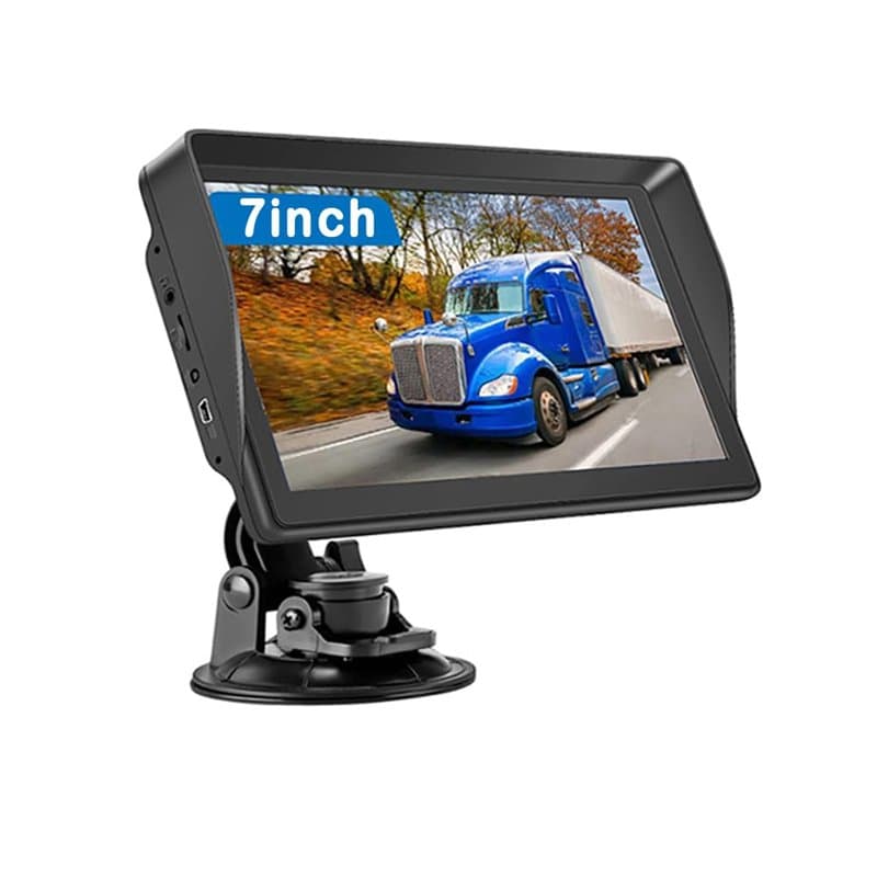 NEWFUN GPS Voiture,7 Pouce GPS Poids Lourds,Auto Navigation avec HD Écran Tactile,Multi-Languages Guidage Vocale 2025 Cartograph