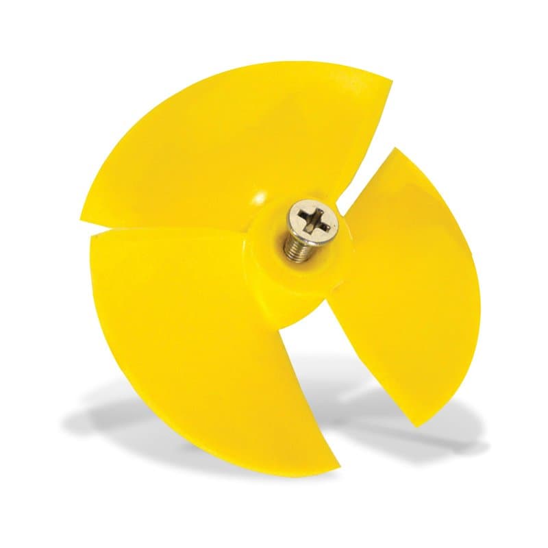 Dolphin Pièce détachée d'origine Hélice Jaune (avec vis) - Référence Produit 9995269-R1