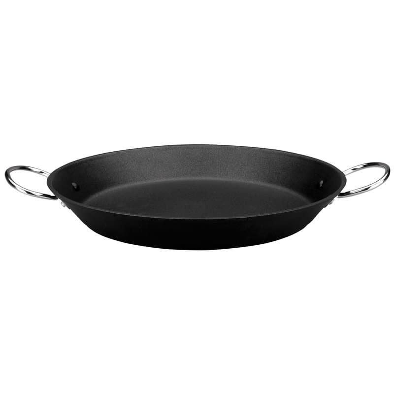 Ibili 402138 Plat à paella en fonte d'aluminium Induplus 38 cm (Pour 8 personnes)
