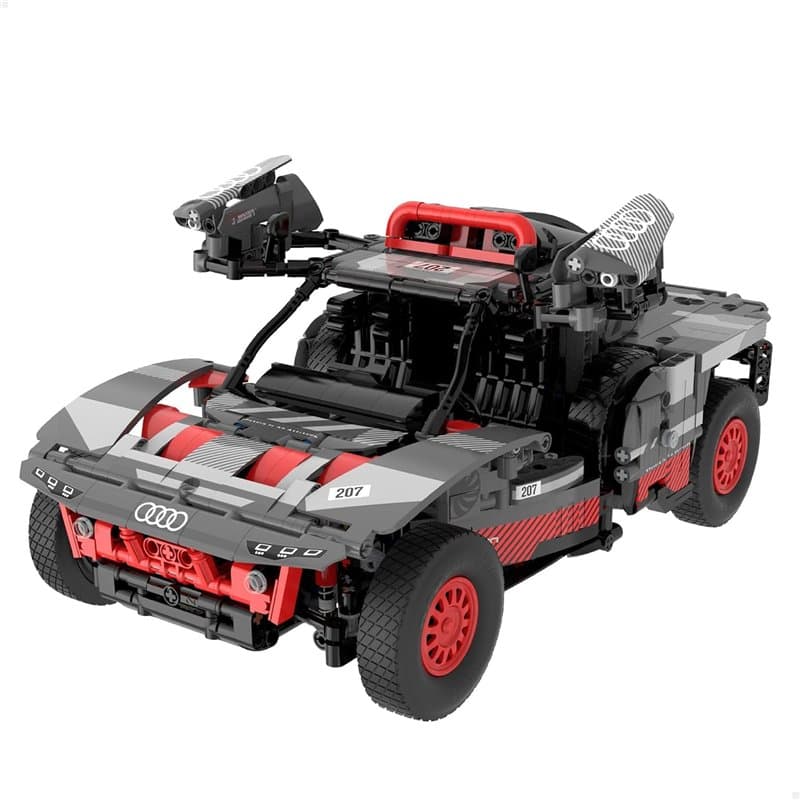 ColorBaby Rastar 41292 Voiture à Monter, Audi RS Q e-tron, 1432 pièces, Licence Officielle, échelle 1:14, avec Autocollants, Jou