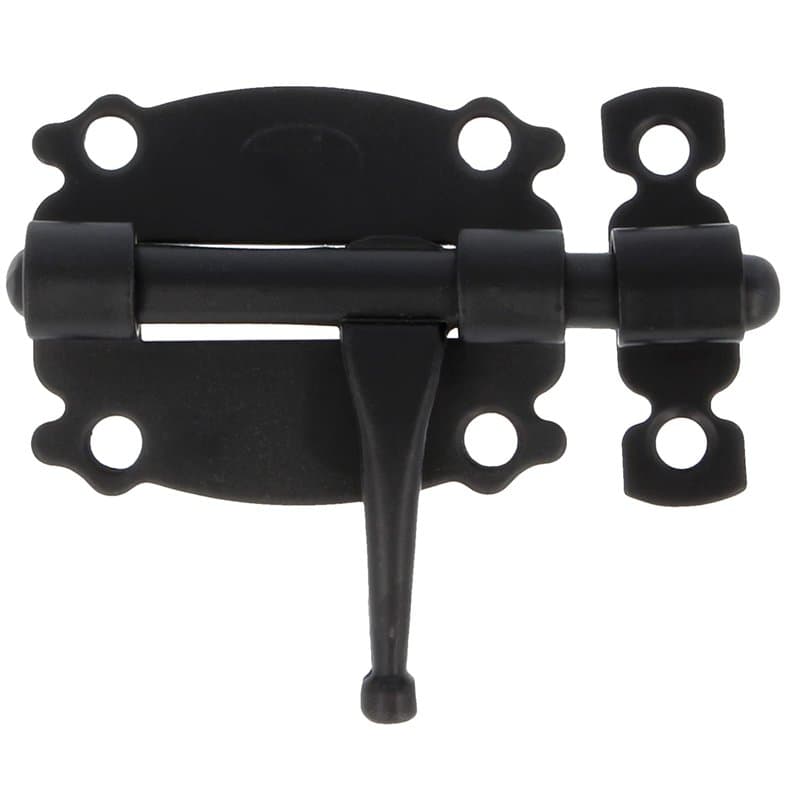 Amig - Goupille de chevauchement pour portes Mod.484 | 30 x 30 mm | Loquet de sécurité pour fermeture horizontale | Finition aci