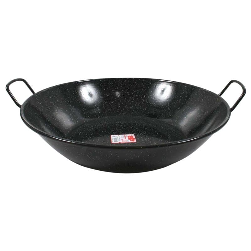 Esmaltaciones la Estrella Jaspeada Plat à Paella Profond, 45 cm, 12,2 l
