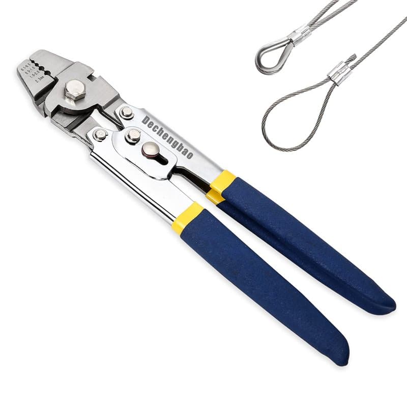 Sertisseur de câble métallique pour sertir les lignes de pêche jusqu'à des outils de sertissage de 2,2 mm, outil de sertissage d