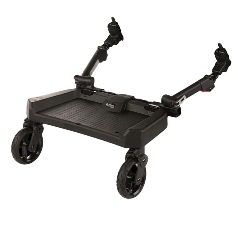 Jané Go Up Surfer Plateforme de poussette universelle, jusqu’à 20 kg, installation facile, pliante, antidérapante, roues pivotan