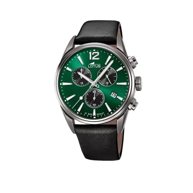 LOTUS Homme Analogique Quartz Montre avec Bracelet en Cuir 18683/4
