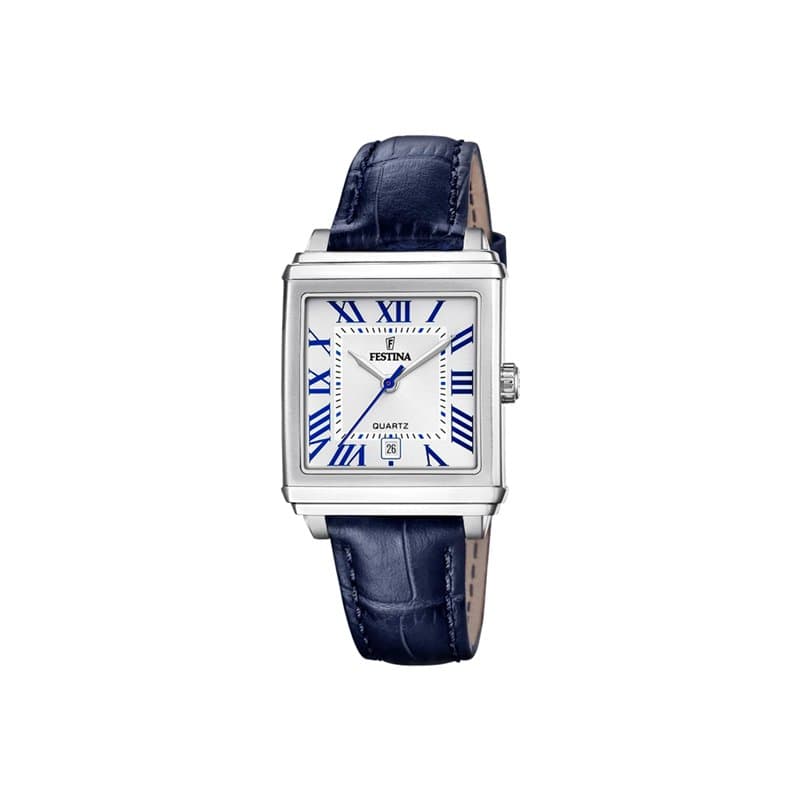 Montre Femme Festina Cuir Blanc Élégante et Vintage - F20682/1